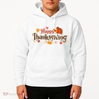Happy Thanksgiving Turkey Holiday Cute Gift Hoodie thumb 2