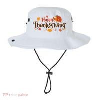 Happy Thanksgiving Turkey Holiday Cute Gift Bucket Hat thumb 0