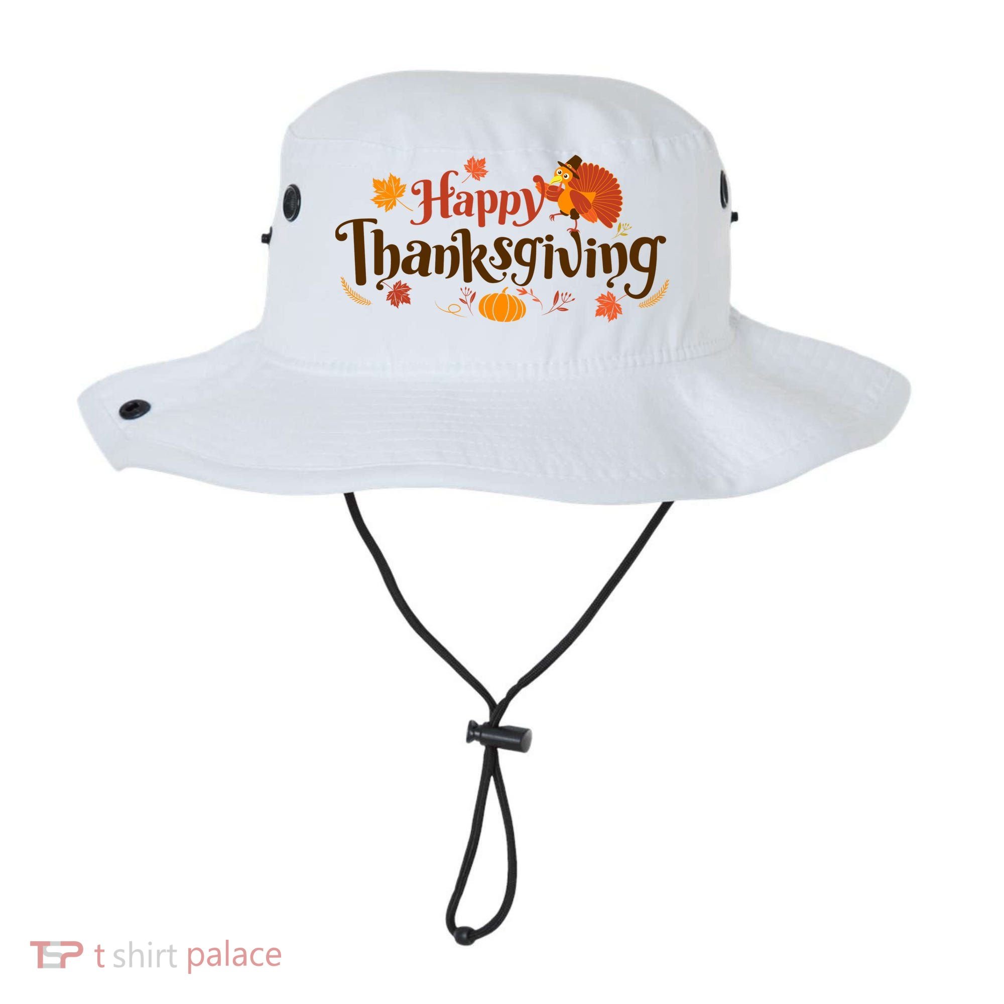 Happy Thanksgiving Turkey Holiday Cute Gift Bucket Hat