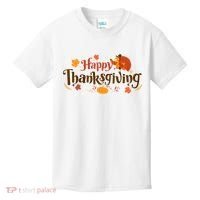 Happy Thanksgiving Turkey Holiday Cute Gift Kids T-Shirt thumb 0