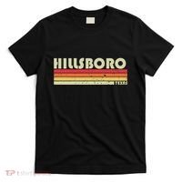 Hillsboro Tx Texas Funny City Home Roots Gift Retro 70s 80s T-Shirt thumb 0