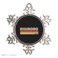Hillsboro Tx Texas Funny City Home Roots Gift Retro 70s 80s Ornament thumb 0