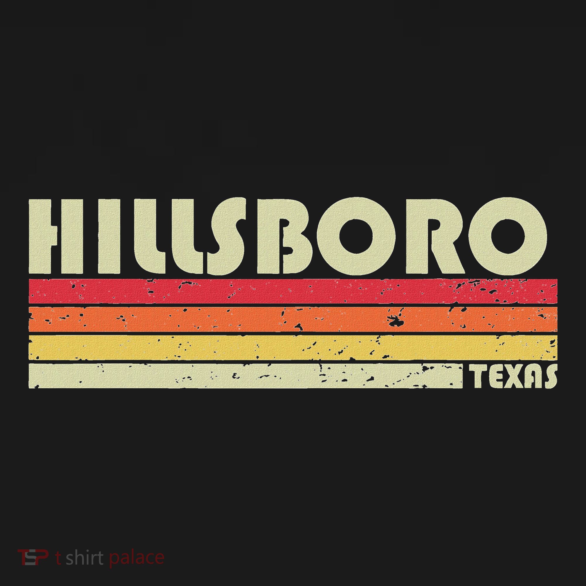 Hillsboro Tx Texas Funny City Home Roots Gift Retro 70s 80s Kids Sweatshirt
