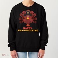Happy Thanksgiving Turkey Holiday Festive Women's Sweatshirt thumb 0