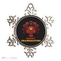 Happy Thanksgiving Turkey Holiday Festive Ornament thumb 0