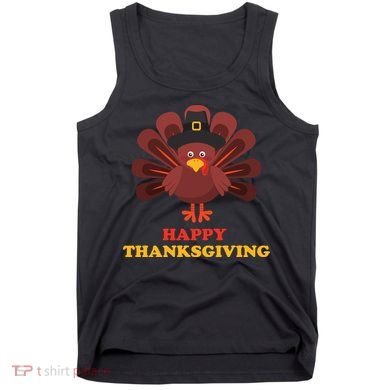 Happy Thanksgiving Turkey Holiday Festive Tank Top