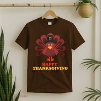 Happy Thanksgiving Turkey Holiday Festive T-Shirt thumb 2