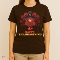 Happy Thanksgiving Turkey Holiday Festive T-Shirt thumb 4
