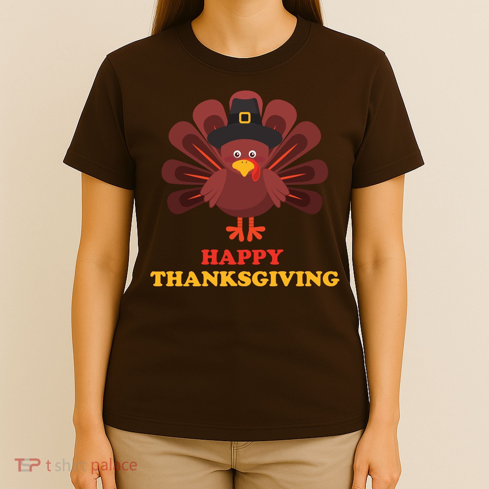Happy Thanksgiving Turkey Holiday Festive T-Shirt