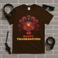 Happy Thanksgiving Turkey Holiday Festive T-Shirt thumb 5