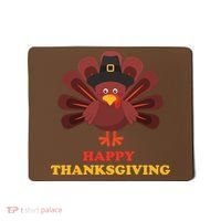Happy Thanksgiving Turkey Holiday Festive Mousepad thumb 0