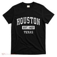 Houston Texas Tx Vintage Sports T-Shirt thumb 0