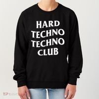 Hard Techno Techno Club X Raver Rave Party Outfit Backprint Women's Sweatshirt thumb 0