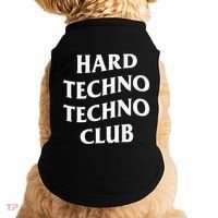 Hard Techno Techno Club X Raver Rave Party Outfit Backprint Doggie Tank thumb 0