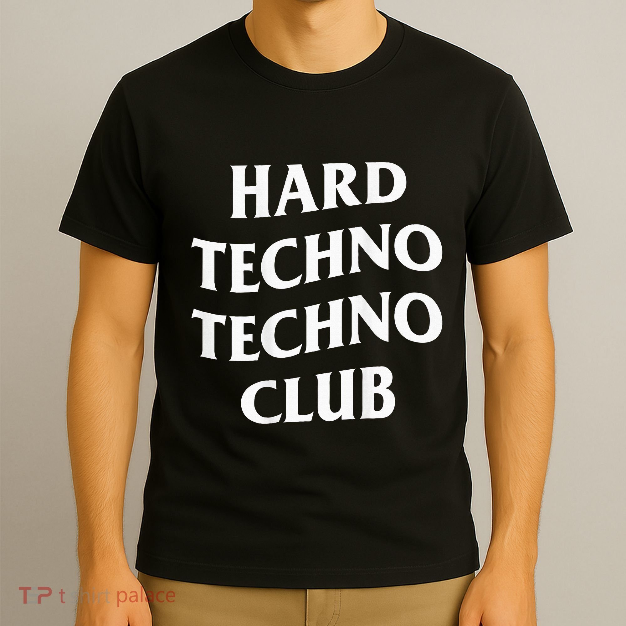 Hard Techno Techno Club X Raver Rave Party Outfit Backprint T-Shirt