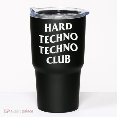 Hard Techno Techno Club X Raver Rave Party Outfit Backprint Tumbler
