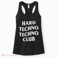 Hard Techno Techno Club X Raver Rave Party Outfit Backprint Women's Tank Top thumb 0