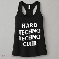 Hard Techno Techno Club X Raver Rave Party Outfit Backprint Women's Tank Top thumb 3