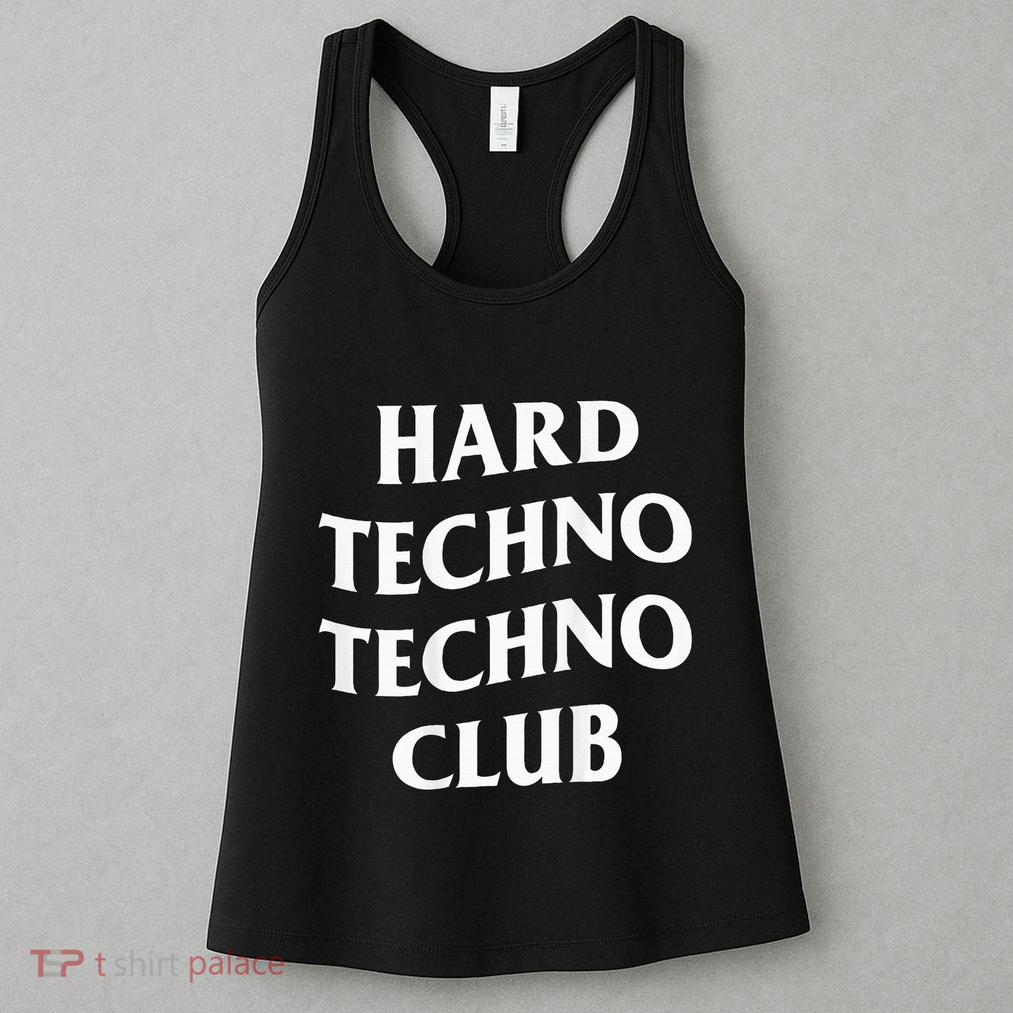Hard Techno Techno Club X Raver Rave Party Outfit Backprint Women's Tank Top