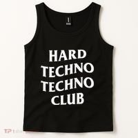 Hard Techno Techno Club X Raver Rave Party Outfit Backprint Tank Top thumb 2