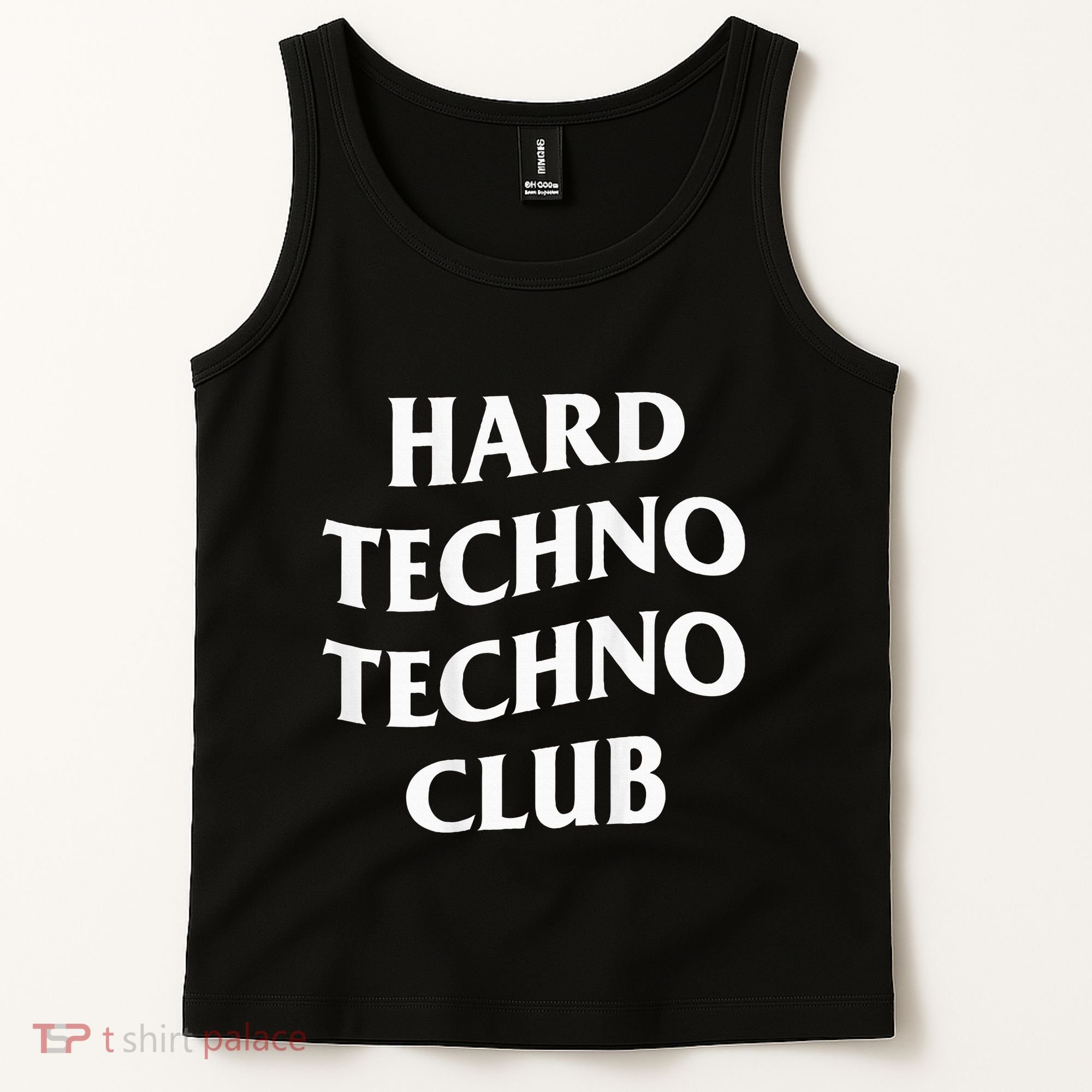 Hard Techno Techno Club X Raver Rave Party Outfit Backprint Tank Top