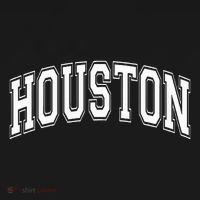 Houston Texas Tx Varsity Style White Font Sweatshirt thumb 3