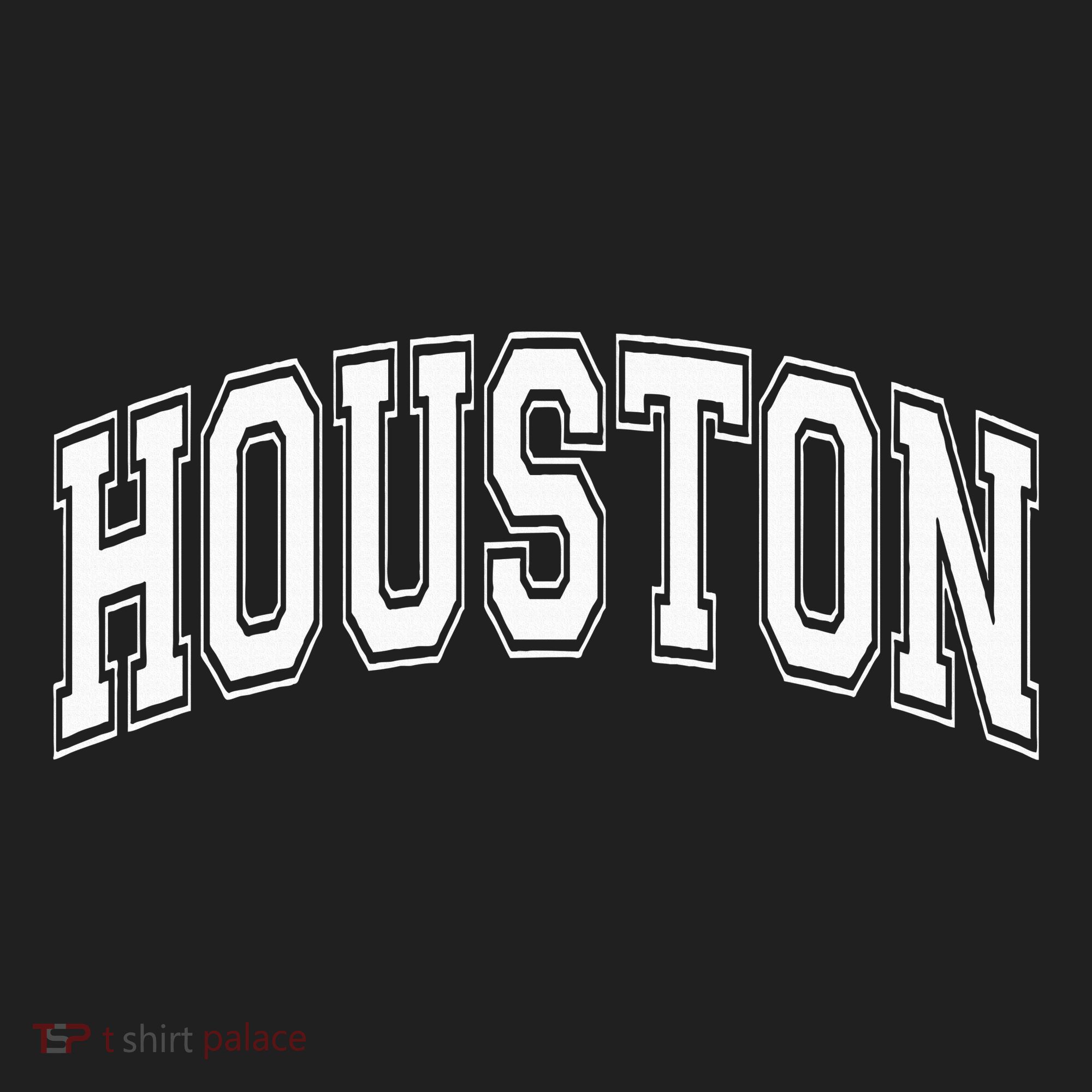 Houston Texas Tx Varsity Style White Font Beanie