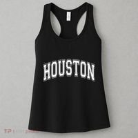 Houston Texas Tx Varsity Style White Font Women's Tank Top thumb 3