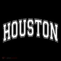 Houston Texas Tx Varsity Style White Font Visor thumb 3