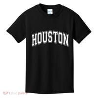 Houston Texas Tx Varsity Style White Font Kids T-Shirt thumb 0
