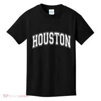 Houston Texas Tx Varsity Style White Font Kids T-Shirt thumb 0