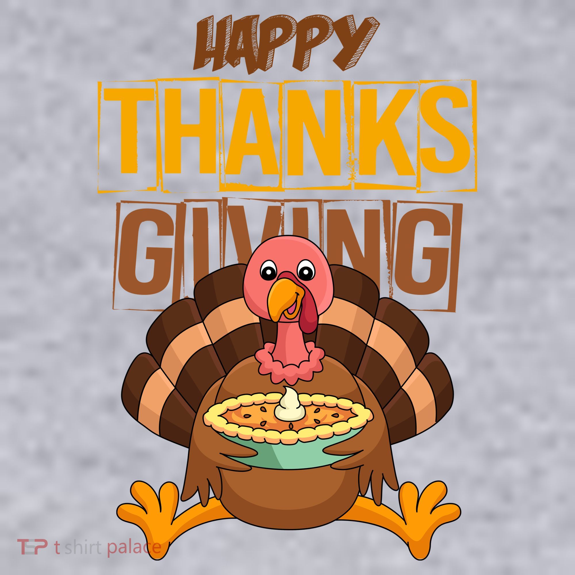 Happy Thanksgiving Turkey Pie Holiday Women's Sweatshirt