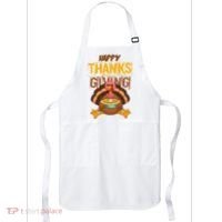 Happy Thanksgiving Turkey Pie Holiday Apron thumb 0