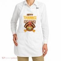 Happy Thanksgiving Turkey Pie Holiday Apron thumb 2