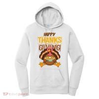 Happy Thanksgiving Turkey Pie Holiday Women's Hoodie thumb 0