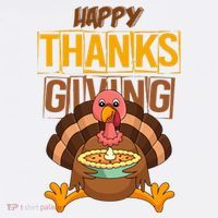 Happy Thanksgiving Turkey Pie Holiday Mousepad thumb 1