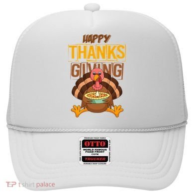 Happy Thanksgiving Turkey Pie Holiday Hat