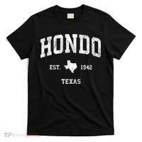 Hondo Texas Tx Vintage Athletic T-Shirt thumb 0