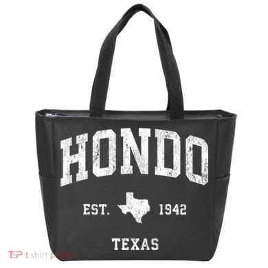 Hondo Texas Tx Vintage Athletic Tote Bag