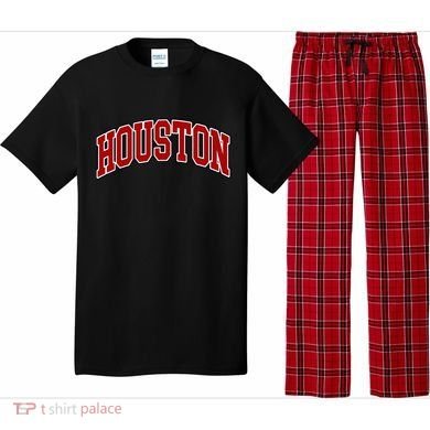 Houston Texas Throwback Design Print Htown Classic Pajama Set