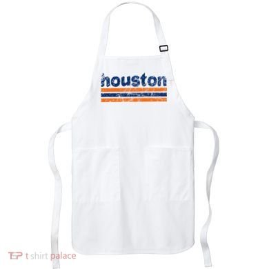 Houston Texas Three Stripe Vintage Weathered Apron