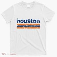 Houston Texas Three Stripe Vintage Weathered T-Shirt thumb 0