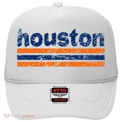 Houston Texas Three Stripe Vintage Weathered Hat