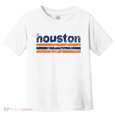 Houston Texas Three Stripe Vintage Weathered Toddler T-Shirt