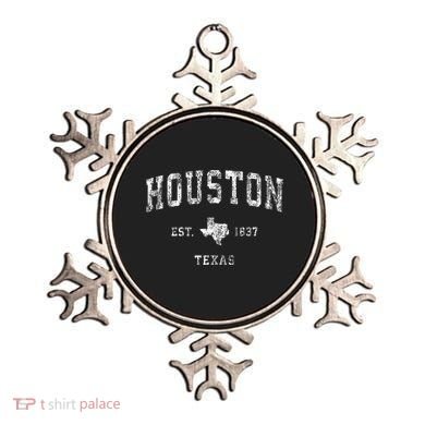 Houston Texas Tx Vintage Athletic Sports Ornament