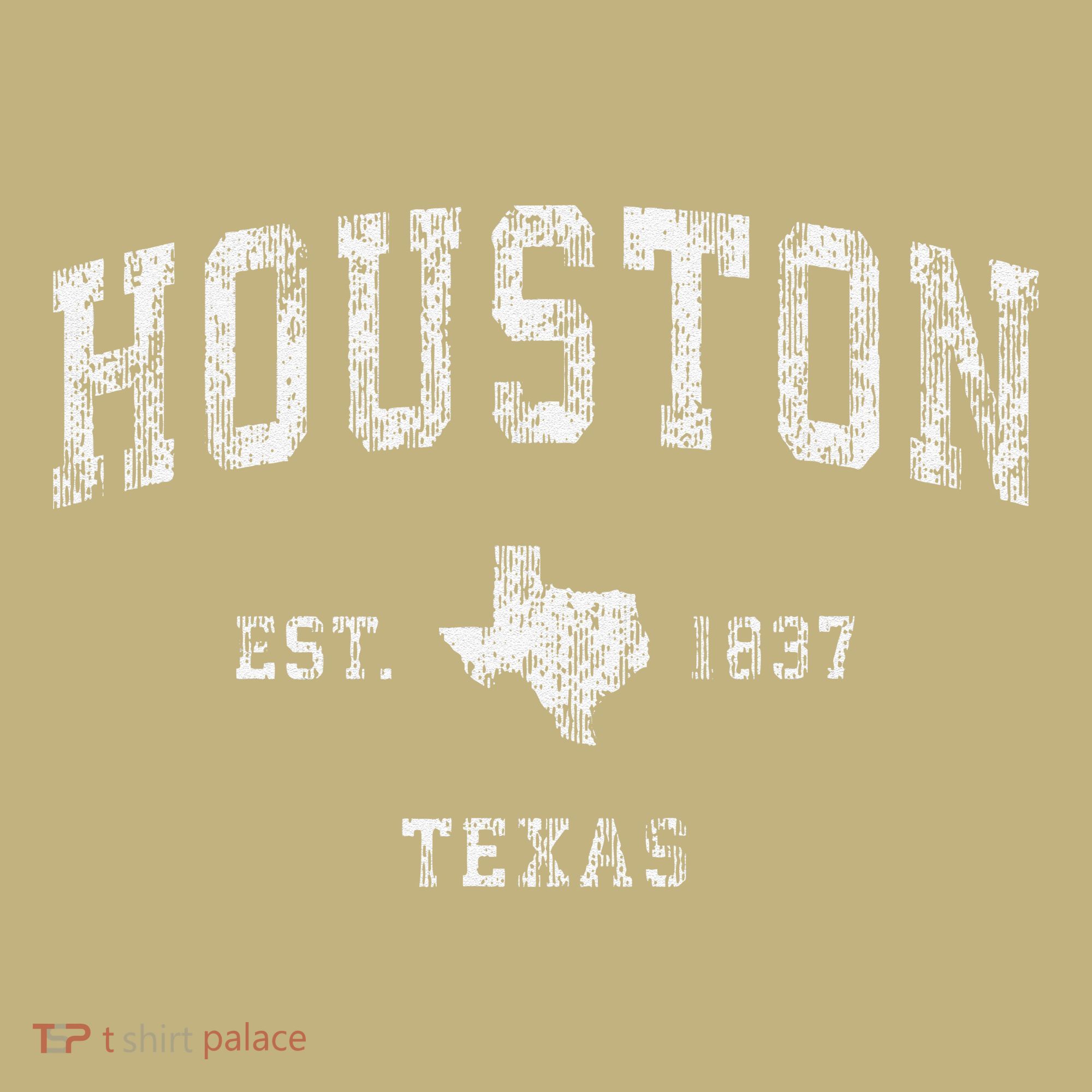 Houston Texas Tx Vintage Athletic Sports T-Shirt