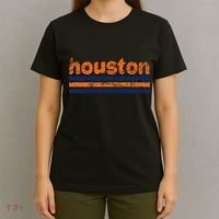 Houston Texas Three Stripe Vintage Weathered T-Shirt thumb 4