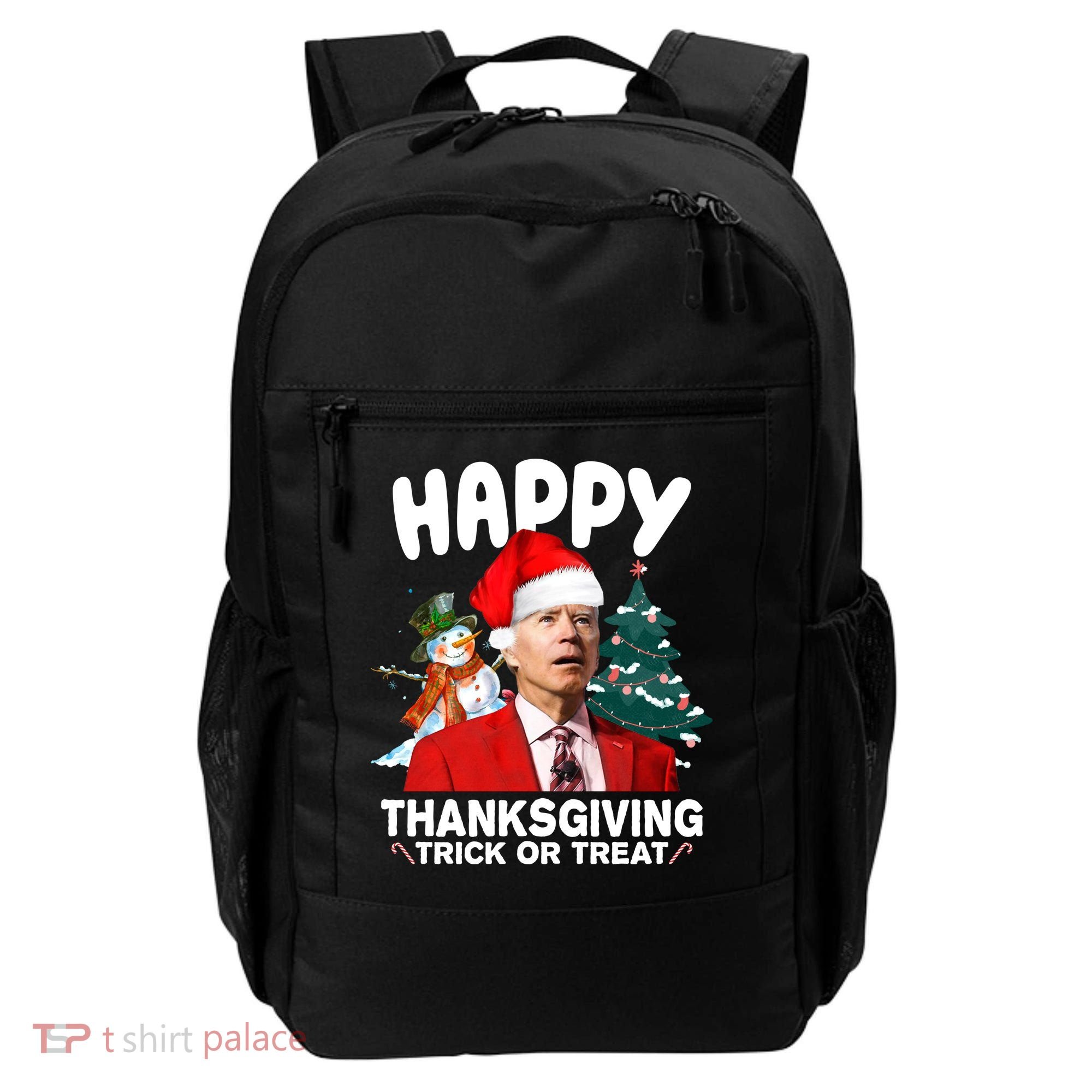 Happy Thanksgiving Trick Or Treat Funny Joe Biden Backpack