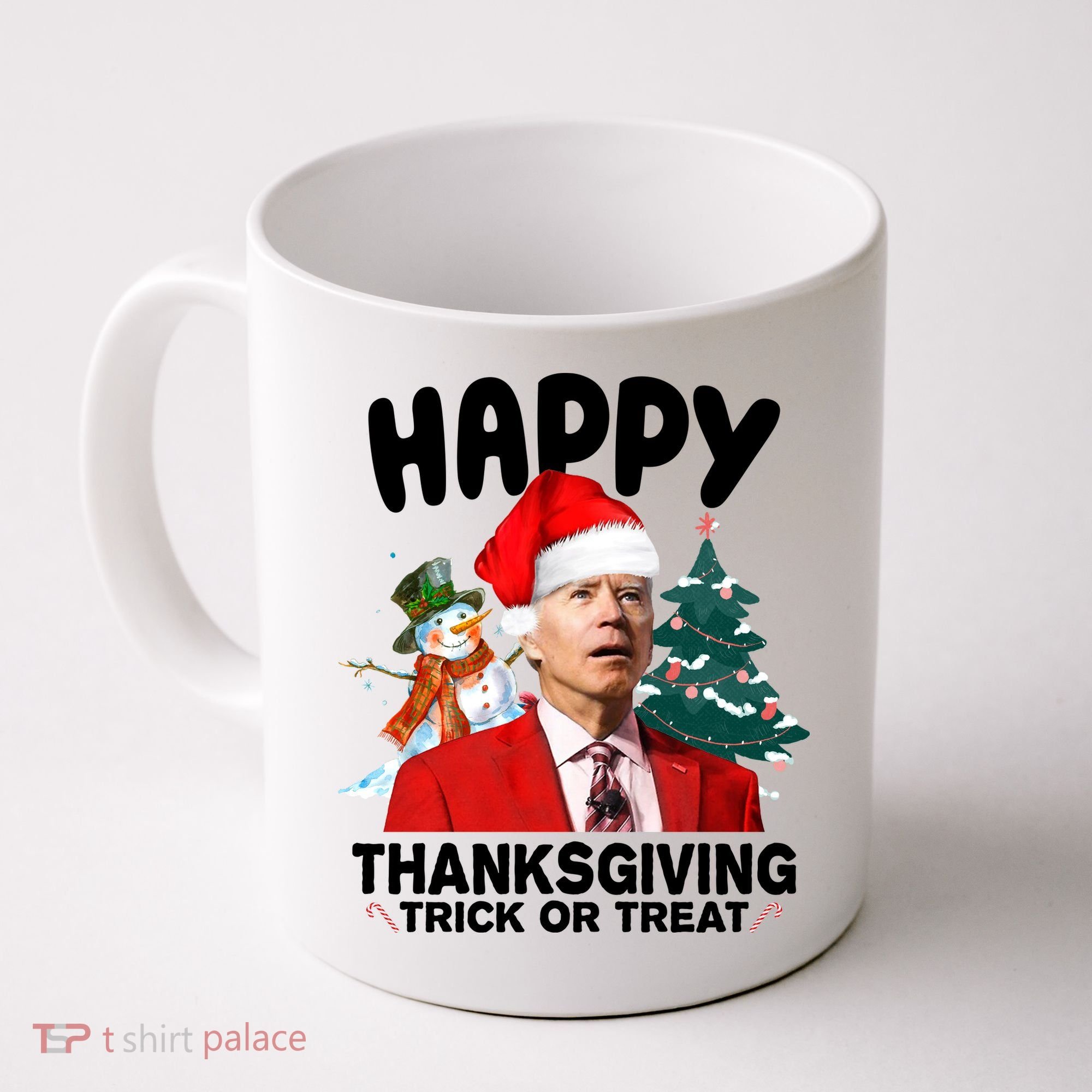 Happy Thanksgiving Trick Or Treat Funny Joe Biden Coffee Mug