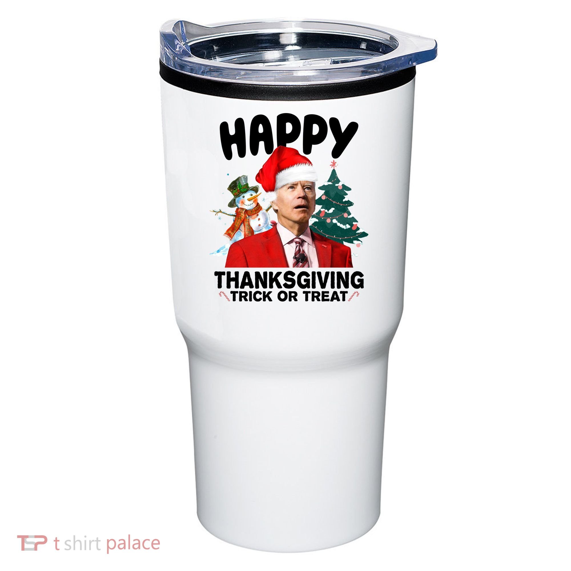Happy Thanksgiving Trick Or Treat Funny Joe Biden Tumbler
